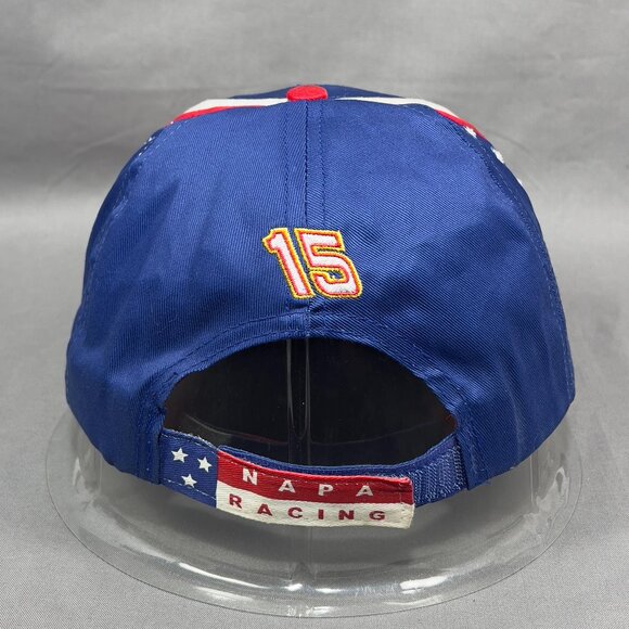Michael Waltrip #15 NASCAR Strapback Hat Cap NAPA Racing USA Motorsports Mens - Picture 3 of 14